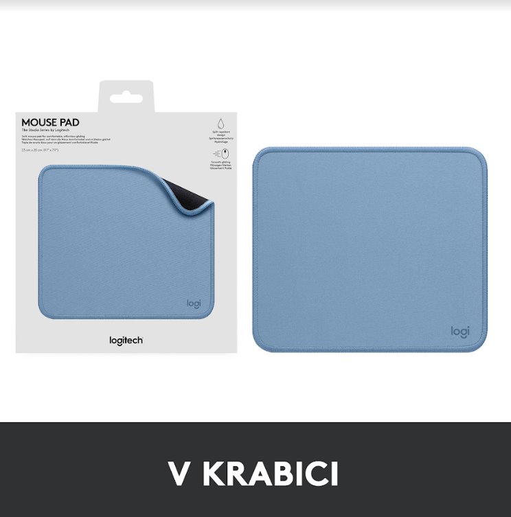 Logitech Mouse Pad Štúdio Series - BLUE GREY 956-000051