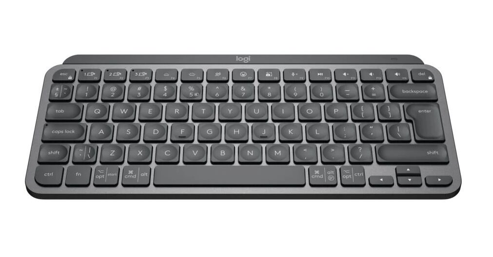 Logitech MX Keys Mini Minimalist Wireless Illuminated Keyboard, Graphite - US INTL