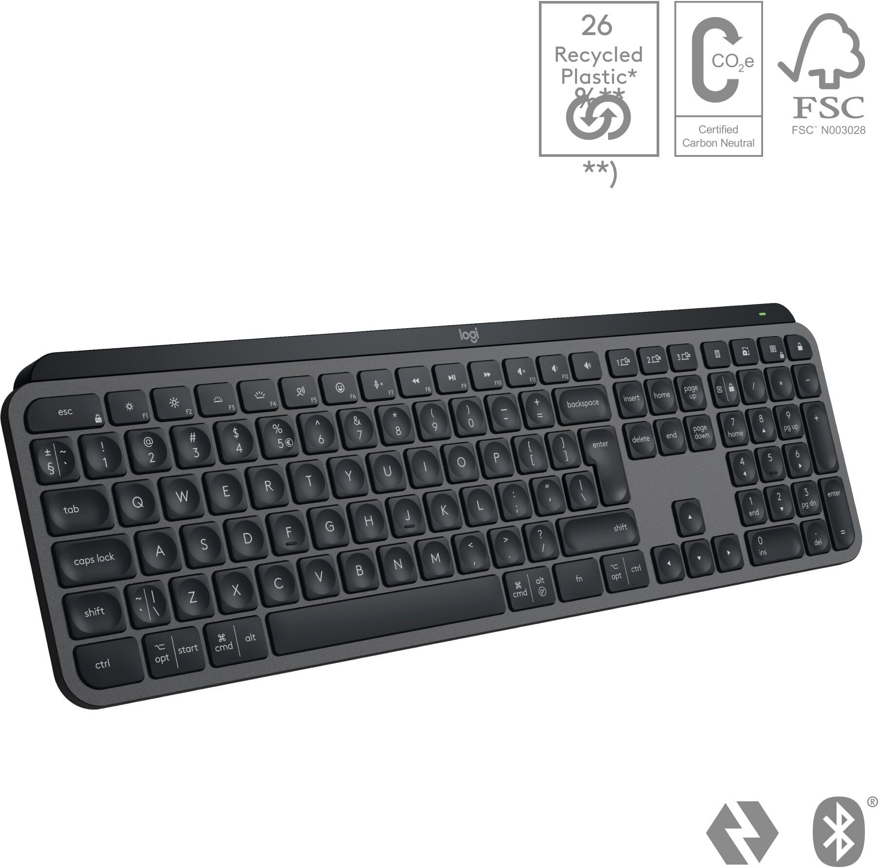 Logitech MX Keys S Graphite - CZ/SK