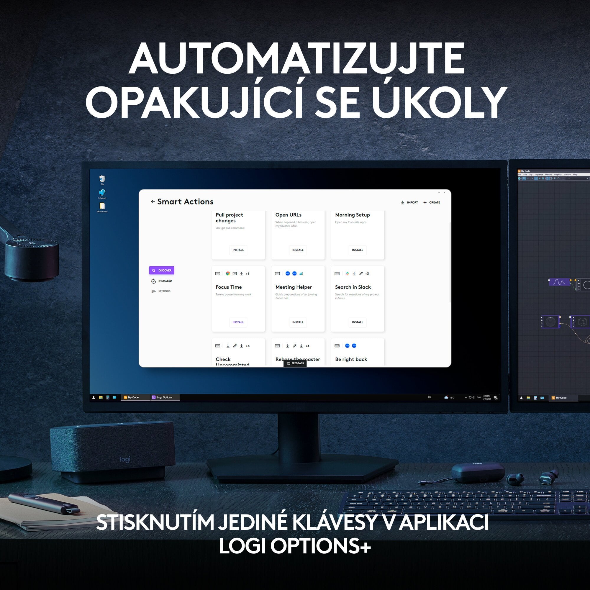 Logitech MX Keys S Graphite - CZ/SK