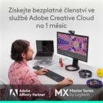 Logitech MX Master 4 pre firmy, grafitová