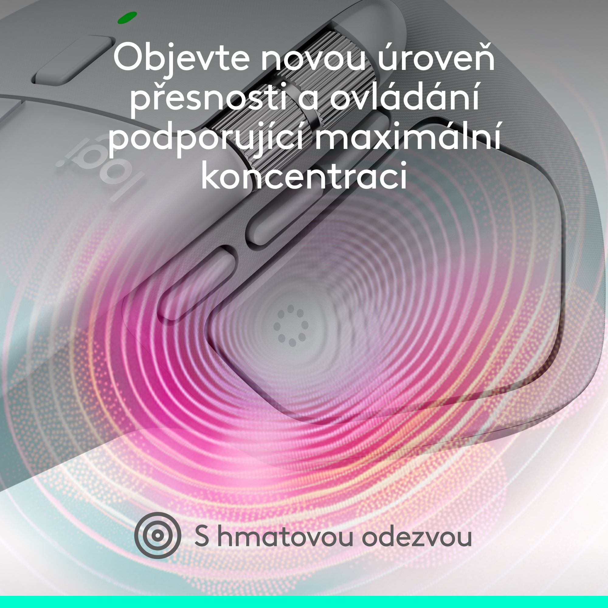 Logitech MX Master 4 pre Mac, biela