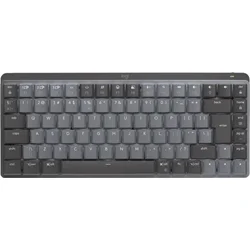 Logitech MX Mechanical Mini, CZ, Hmatové tiché spínače, černá/grafitová