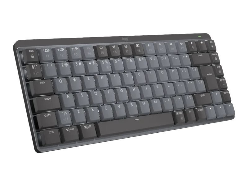 Logitech MX Mechanical Mini, CZ, Klikací spínače, černá/grafitová