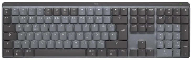 Logitech MX Mechanical, US, Lineární spínače, černá/grafitová