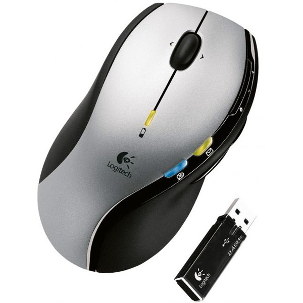 Logitech myš MX610 Laser Cordless Mouse Left Handed, pro leváky, USB