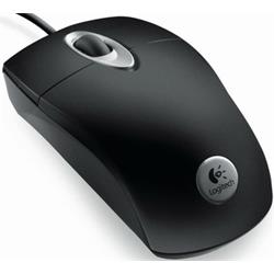 Logitech myš RX300, Premium Optical Mouse Black, USB/PS2
