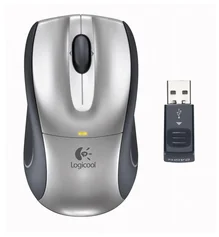 Logitech myš V320 Cordless Notebook Mouse, USB, bezdrátová pro notebooky