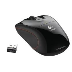 Logitech myš V450 Nano Cordless Laser Mouse, black, bezdrátová pro notebooky