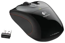 Logitech myš V450 Nano Cordless Laser Mouse, black, bezdrátová pro notebooky