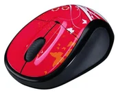 LOGITECH myš Wireless Mouse M305 Blush Butterfly red, bezdrátová (červená s motivem)