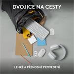 Logitech Pebble 2 Combo, bezdrôtová klávesnica a myš, biela