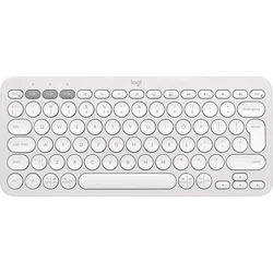 Logitech Pebble Keys 2 K380s, US, bezdrátová klávesnice, bílá