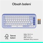 Logitech POP ICON KEYS, lila, US INT'L