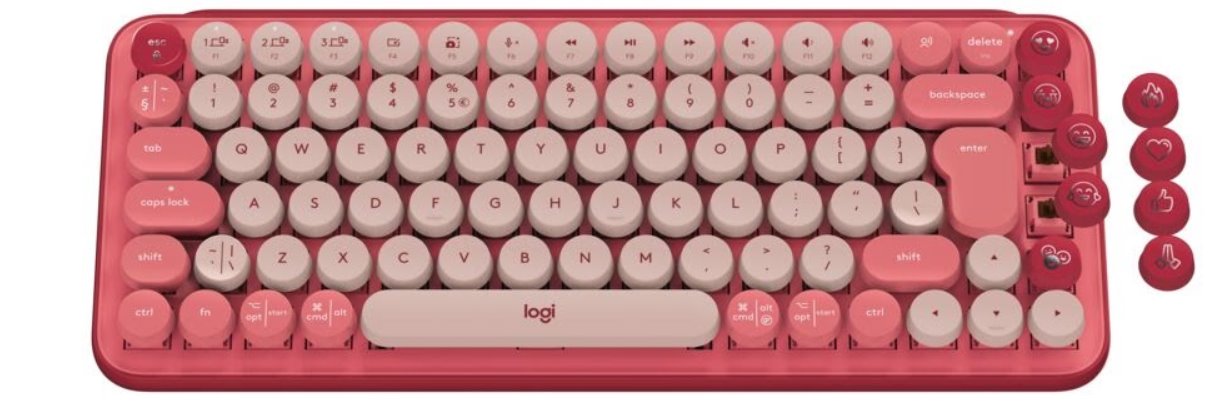 Logitech Pop klávesnica, ružová 920-010737