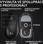 Logitech PRO X Superlight 2 DEX SE, čierna