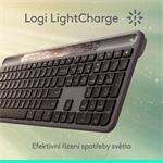 Logitech Signature Slim Solar, grafitová - US INTL