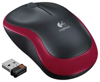 Logitech Wireless M185 červená