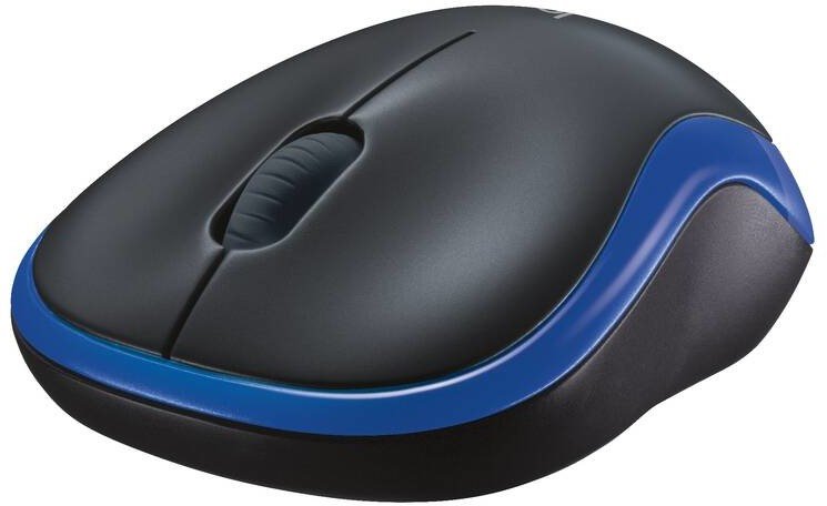 Logitech Wireless M185 čierno/modrá 910-002236