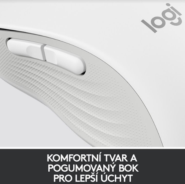 Logitech Wireless M650 M, biela