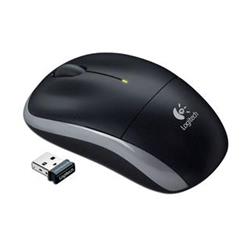 Logitech Wireless Mouse M195, USB, bezdrátová, černá