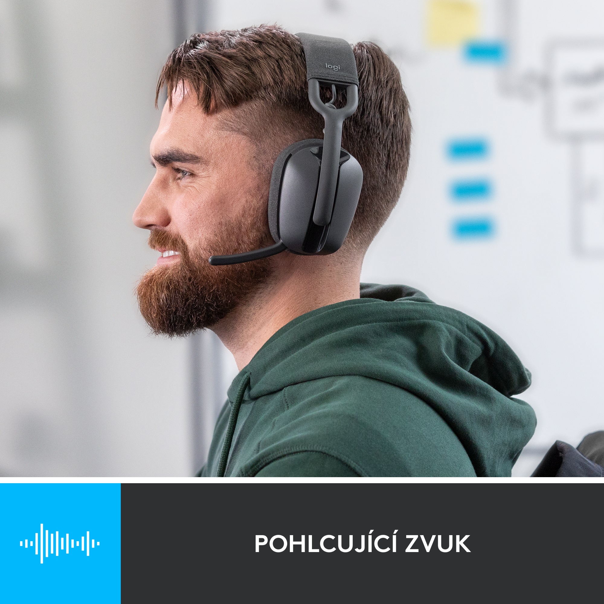Logitech Zone Vibe 100, grafitová