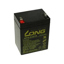 Long 12V 2,9Ah olověný akumulátor F1 (WP2.9-12TR) PBLO-12V002,9-F1A - Zálohované napájecí zdroje