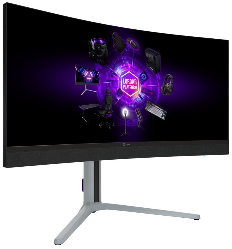 LORGAR 34 – herný zakrivený monitor, miniLED