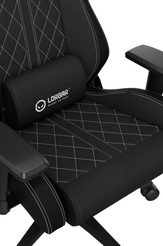 LORGAR CHA41, Ergonomická herná stolička Advanced, čierna/biela