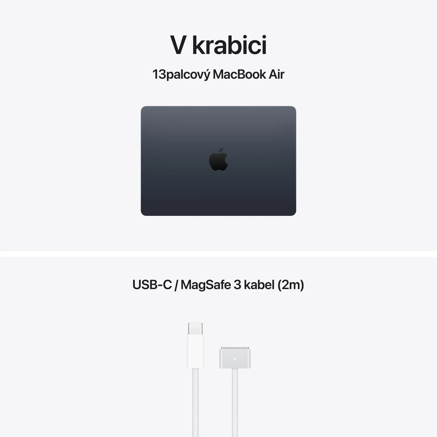 MacBook Air 13" M5 CZ 2026 Tmavočierny