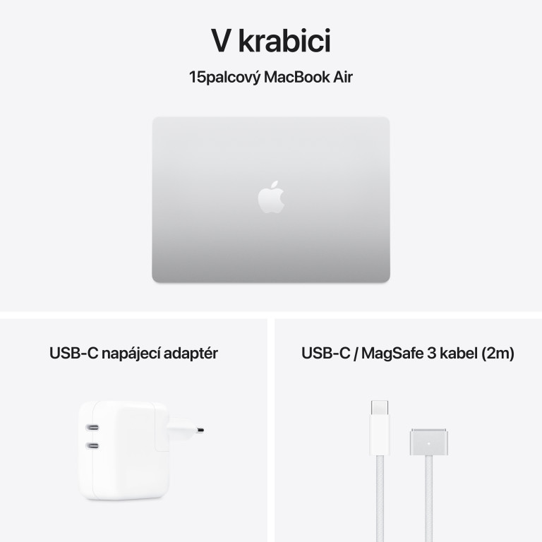 MacBook Air 15,M4, 16GB,256GB SSD - Silver