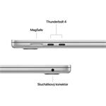 MacBook Air 15,M4 24GB/512GB SSD - strieborný