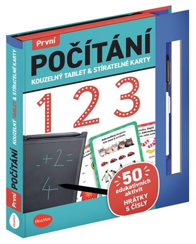 Magická tabuľka a stieracie karty - prvé počítanie