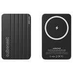 Magnetická bezdrôtová powerbanka Cubenest 5000 mAh S1B1 - čierna