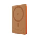 Magnetická bezdrôtová powerbanka Cubenest Qi2 SlimDual 5000 mAh SQ1B3D - oranžová