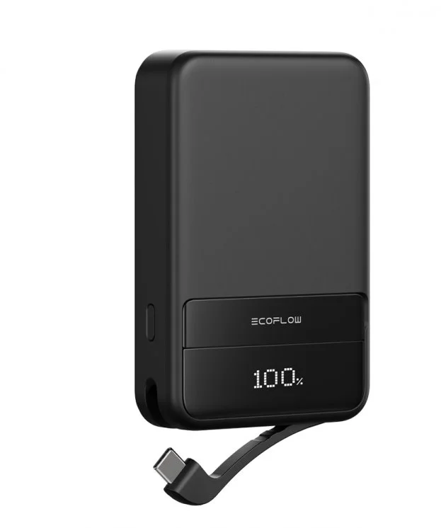 Magnetická power banka EcoFlow RAPID (10 000 mAh) čierna