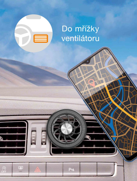 Magnetický držiak do auta ALIGATOR s podporou MagSafe, pre vetraciu mriežku