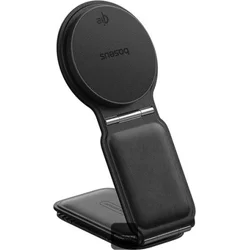 Magnetický držiak do auta s bezdrôtovým nabíjaním Baseus PrimeTrip C02 čierny