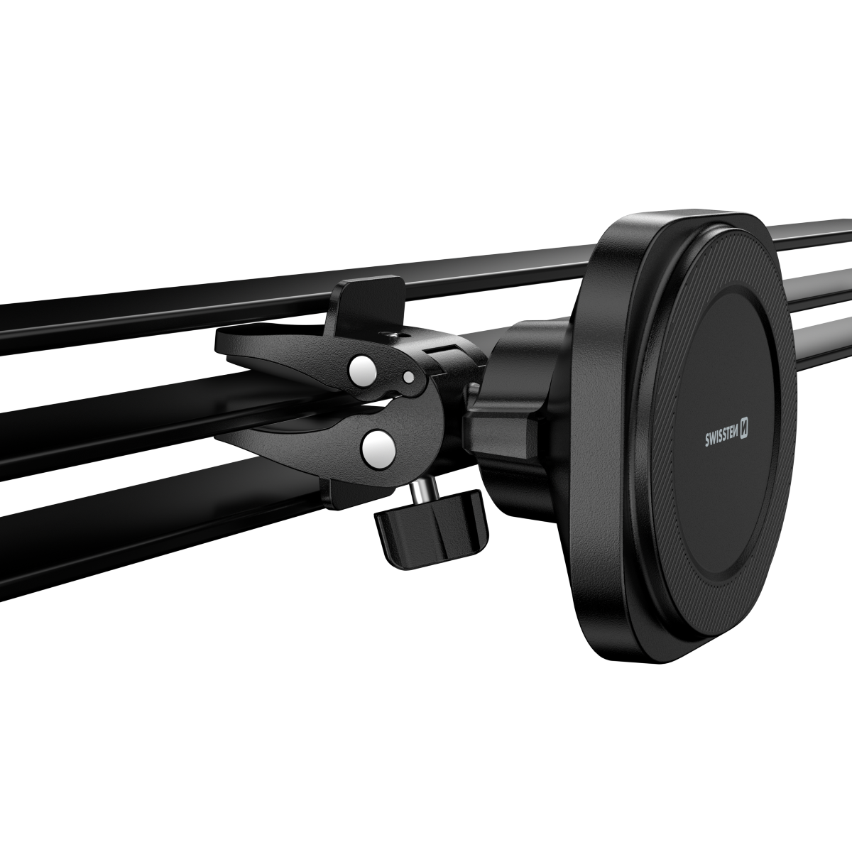 Magnetický držiak Swissten MagStick Compact s funkciou nabíjania