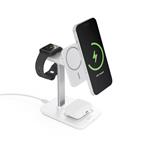 Magnetický nabíjací stojan Spello 3v1 (MagSafe) - biely