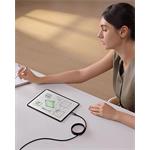 Magnetický nabíjecí kabel Baseus Tungsten USB/USB-C 1m 100W černý