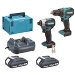 MAKITA Aku sada DDF490+DTD158 Li-ion LXT 18V