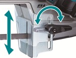 MAKITA Akumulátorová pásová píla 835 mm, Li-ion XGT 40 V, bez akumulátora Z