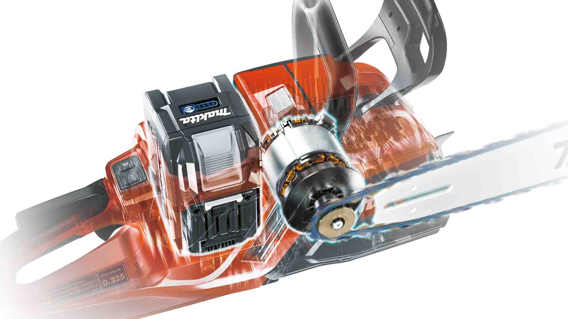 MAKITA Akumulátorová reťazová píla 500 mm Li-ion XGT 40V,bez batérie Z