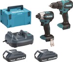 MAKITA Akumulátorová sada DDF490+DTD158 Li-ion LXT 18 V