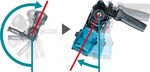 MAKITA Akumulátorové kladivo SDS-Plus s AWS Li-ion XGT 40 V/4,0 Ah, Makpac