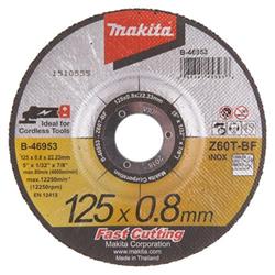 Makita B-46953 řezný kotouč 125x0,8x22 nerez