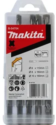 Makita B-54704 sada vrtáků SDS-plus D 6;8;10mm, 5ks