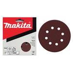 MAKITA brúsny papier na suchý zips 125mm 8 otvorov K120 10ks=oldP-00511
