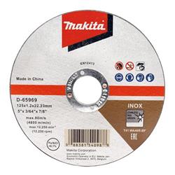 Makita D-65969-12 řezný kotouč 125x1.0x22.23 nerez